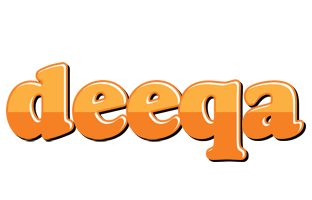 Deeqa orange logo