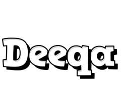 Deeqa snowing logo