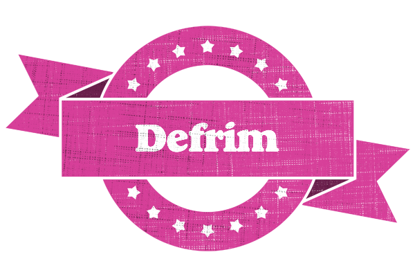 Defrim beauty logo