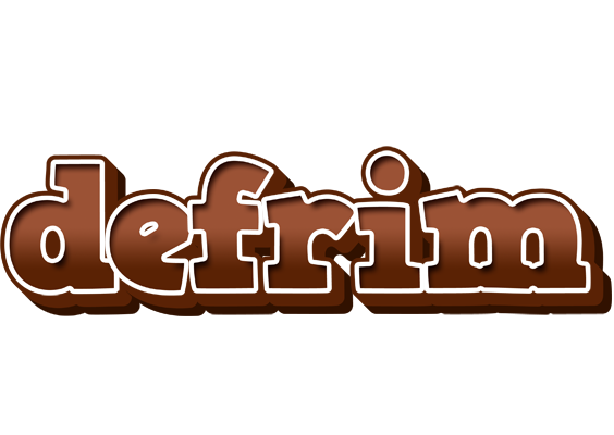 Defrim brownie logo