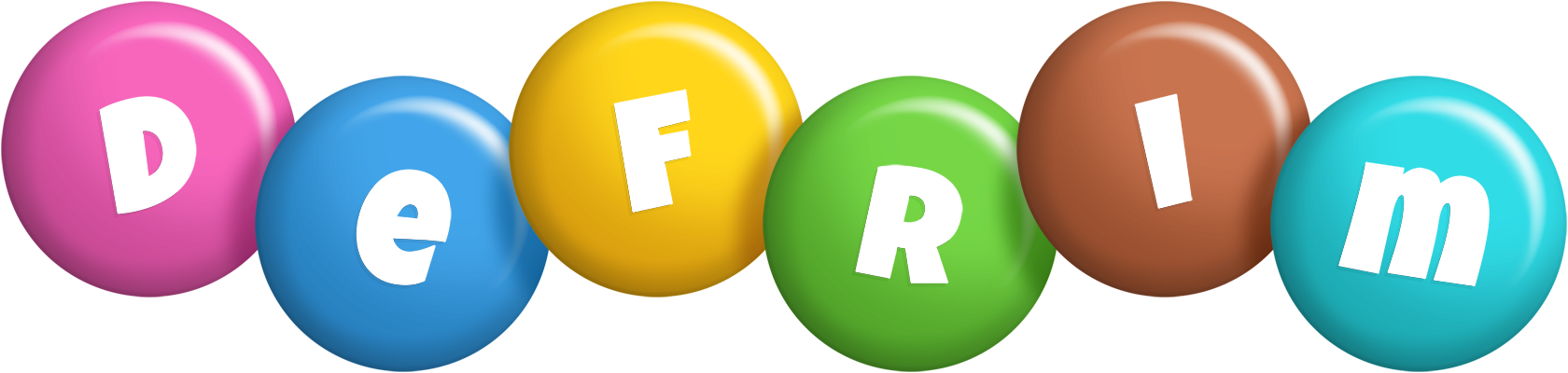 Defrim candy logo