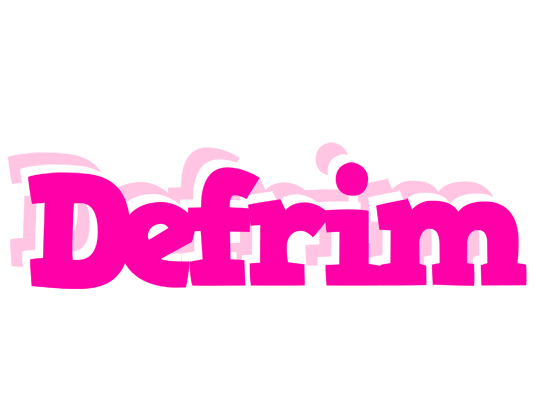 Defrim dancing logo