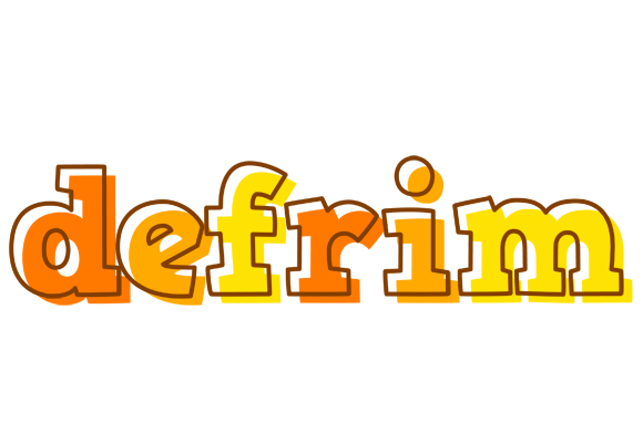 Defrim desert logo