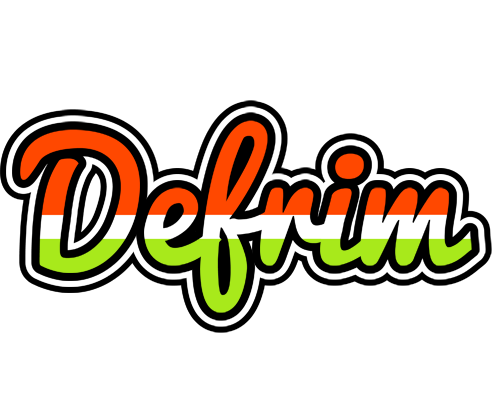 Defrim exotic logo