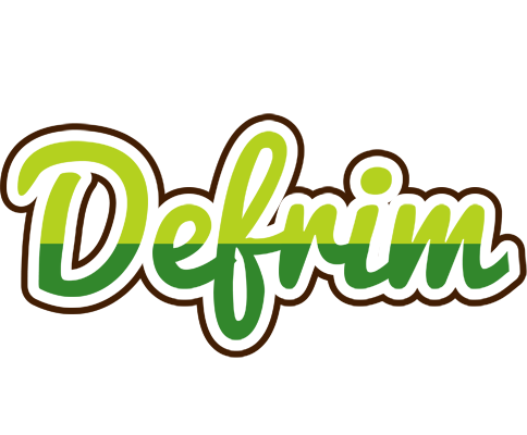 Defrim golfing logo