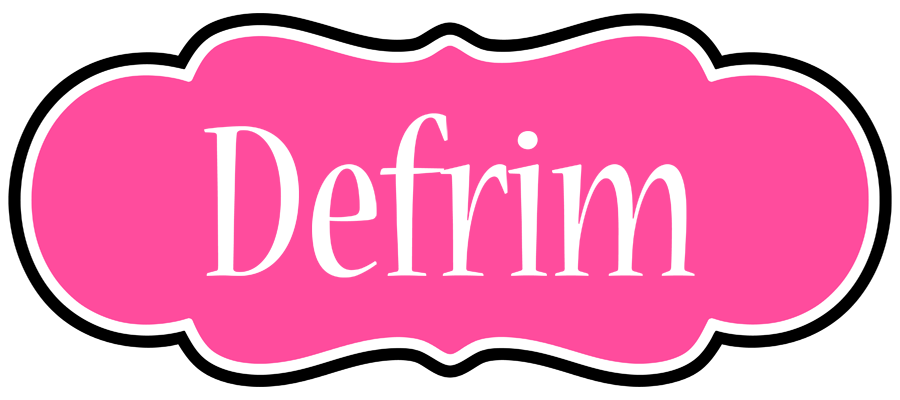Defrim invitation logo