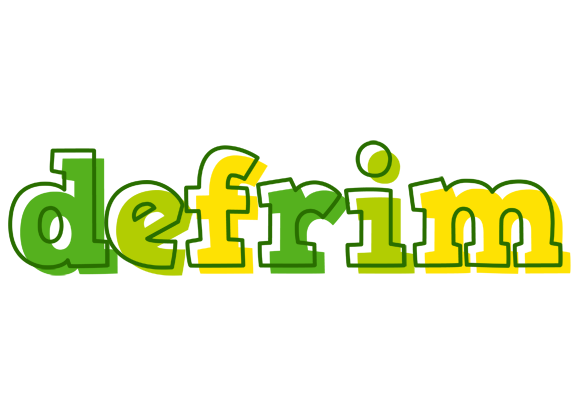 Defrim juice logo