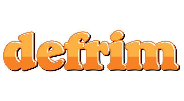 Defrim orange logo