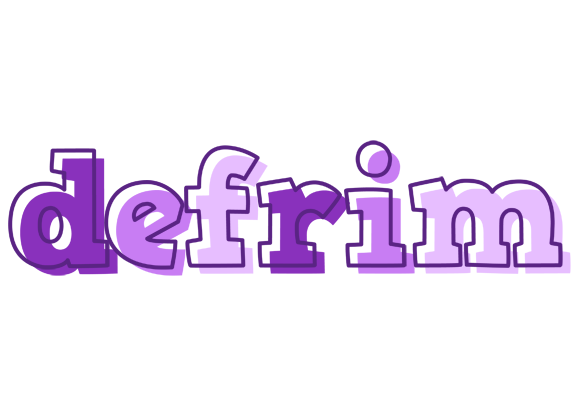 Defrim sensual logo