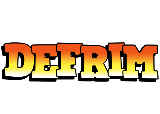 Defrim sunset logo