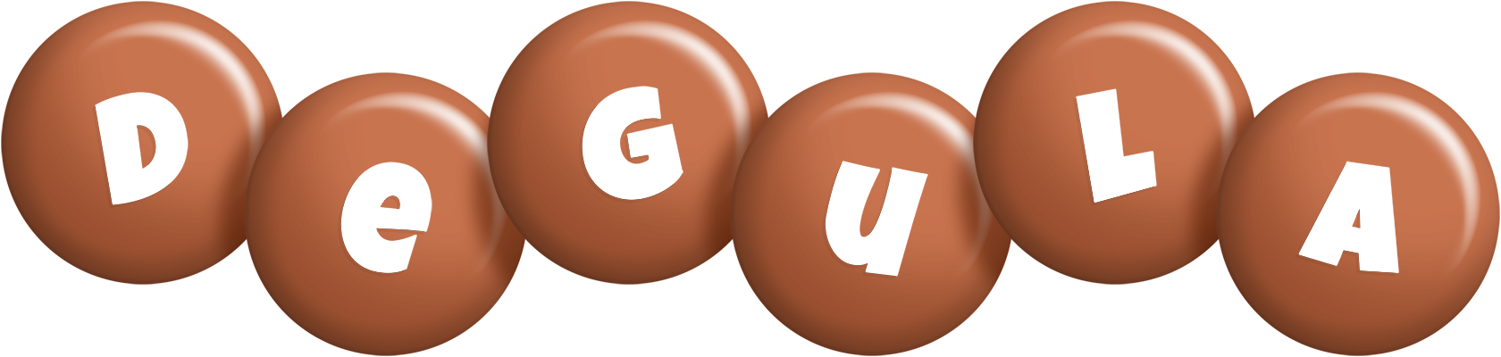 Degula candy-brown logo