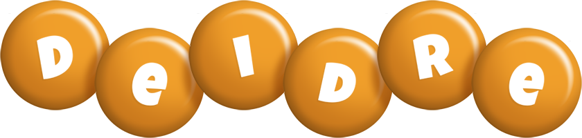 Deidre candy-orange logo