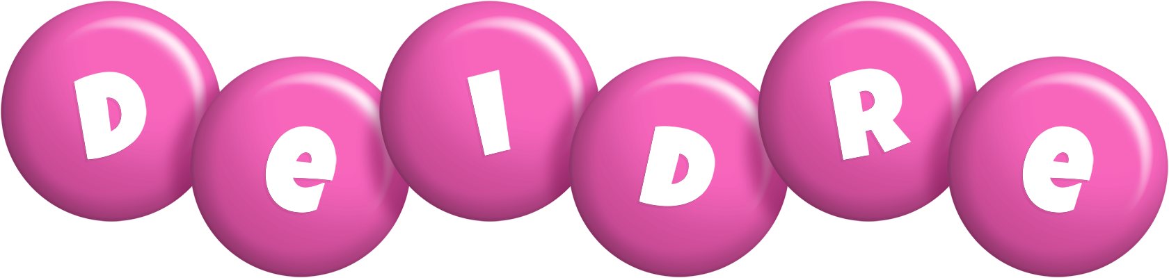 Deidre candy-pink logo