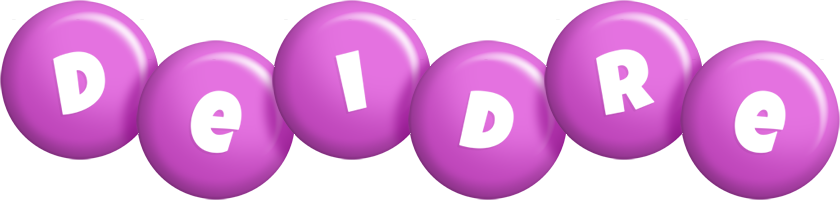 Deidre candy-purple logo