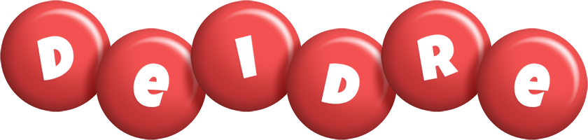 Deidre candy-red logo