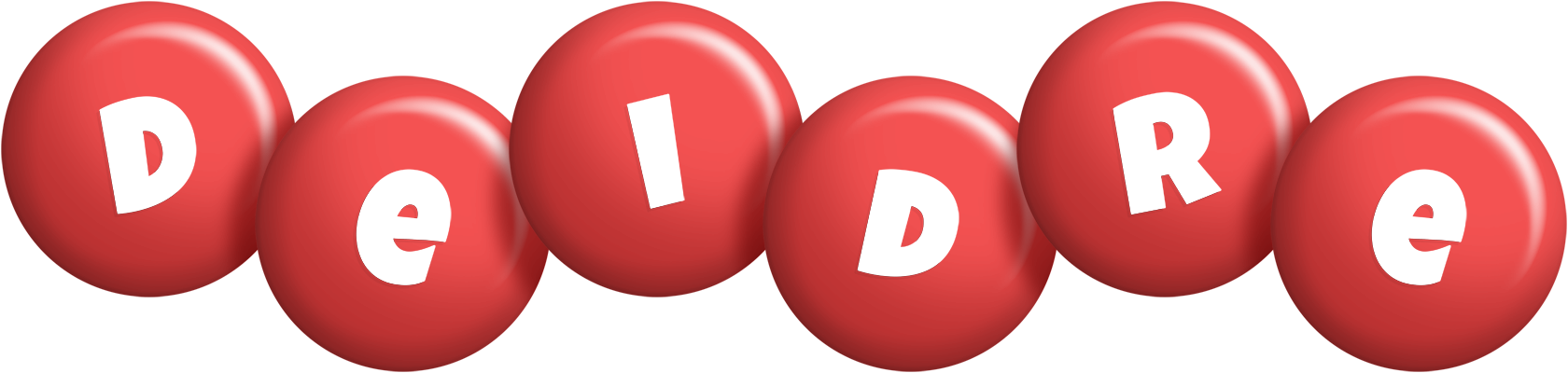 Deidre candy-red logo