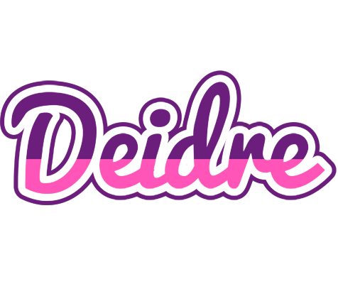 Deidre cheerful logo