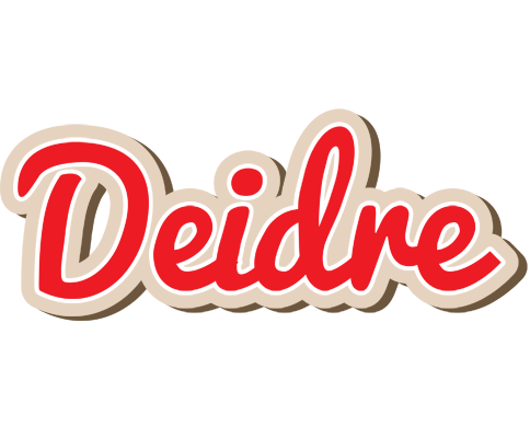 Deidre chocolate logo