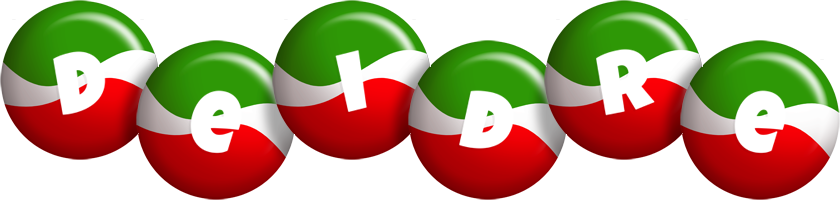Deidre italy logo