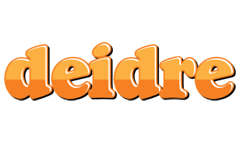 Deidre orange logo