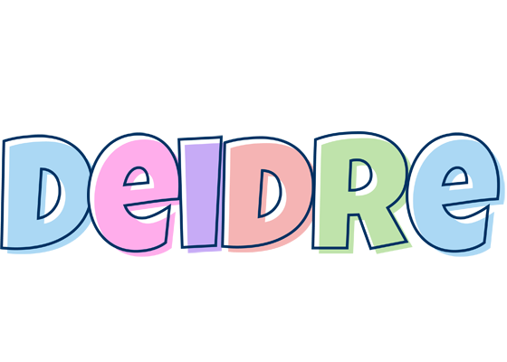 Deidre pastel logo