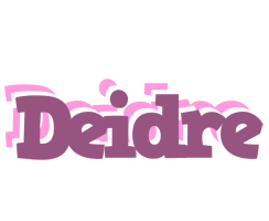 Deidre relaxing logo