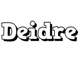 Deidre snowing logo