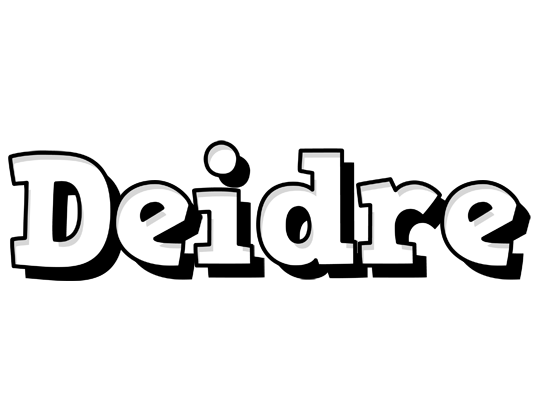 Deidre snowing logo