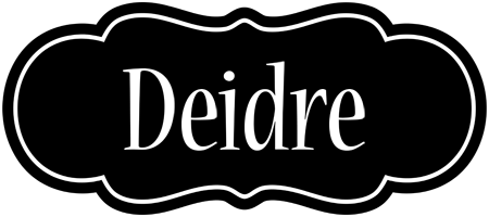 Deidre welcome logo