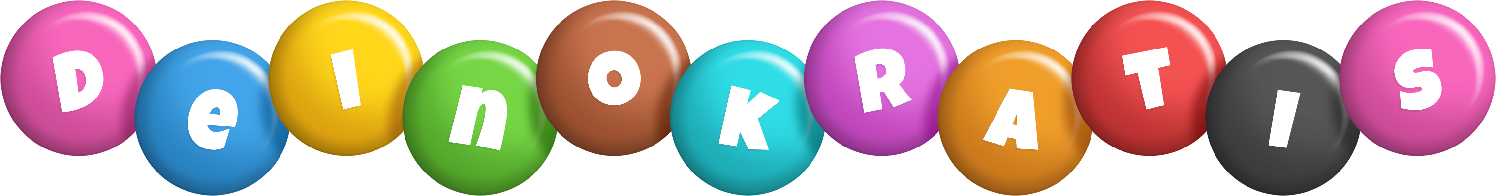 Deinokratis candy logo
