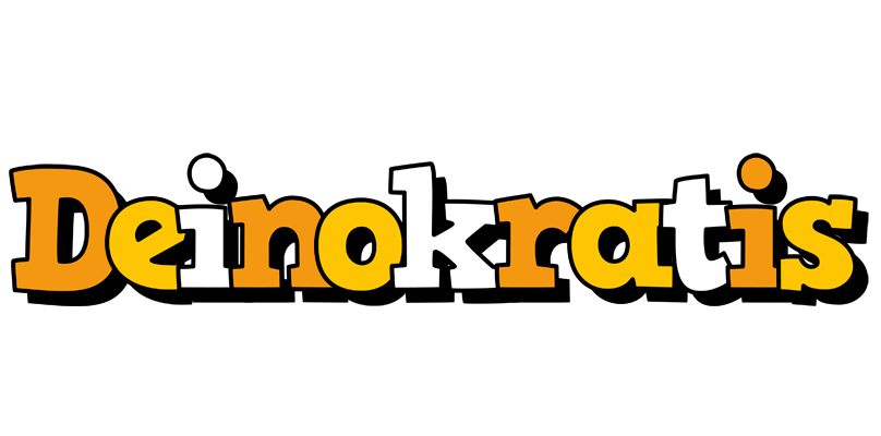 Deinokratis cartoon logo