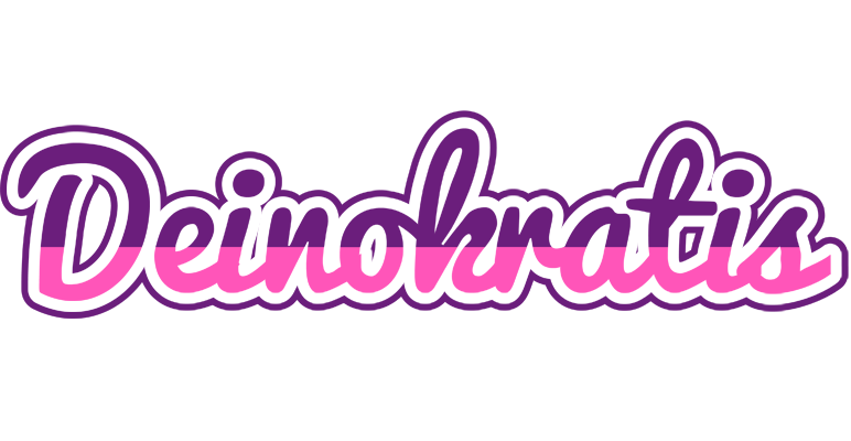 Deinokratis cheerful logo