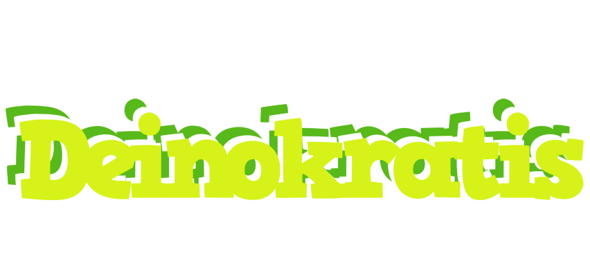 Deinokratis citrus logo