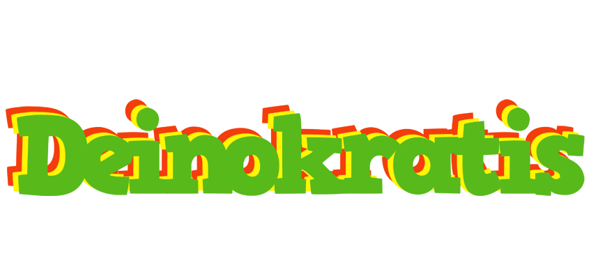 Deinokratis crocodile logo