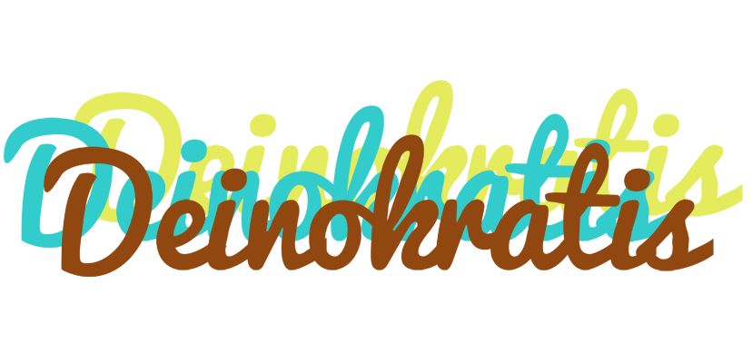 Deinokratis cupcake logo