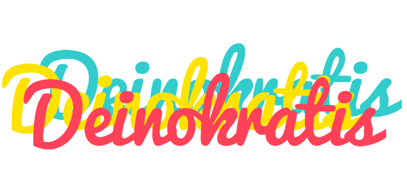 Deinokratis disco logo