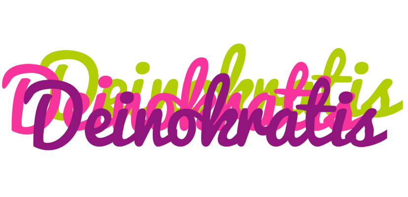 Deinokratis flowers logo