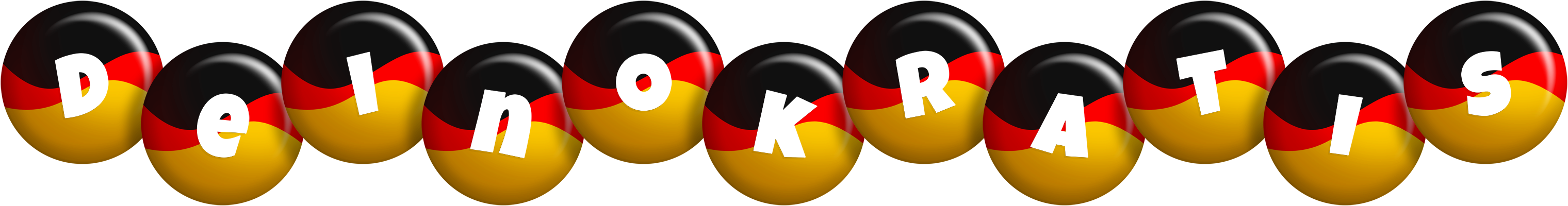 Deinokratis german logo