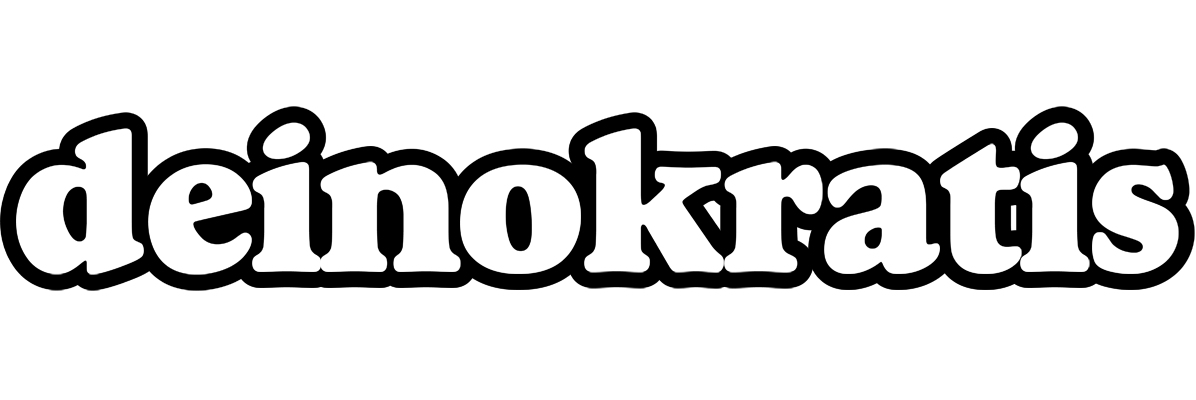 Deinokratis panda logo