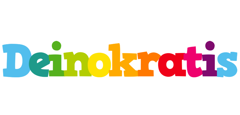 Deinokratis rainbows logo