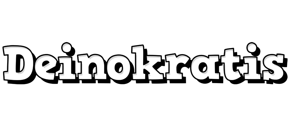 Deinokratis snowing logo