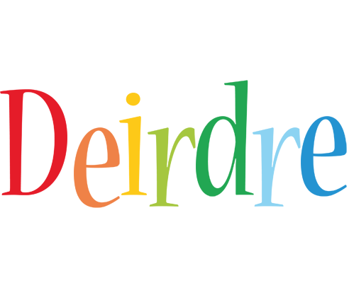 Deirdre birthday logo