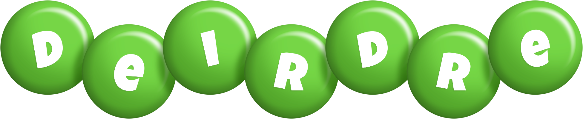 Deirdre candy-green logo