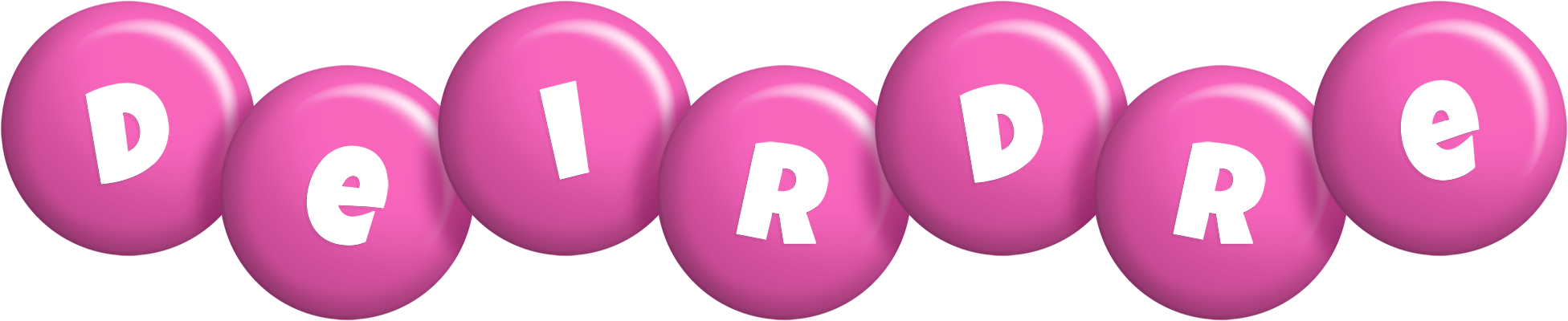 Deirdre candy-pink logo