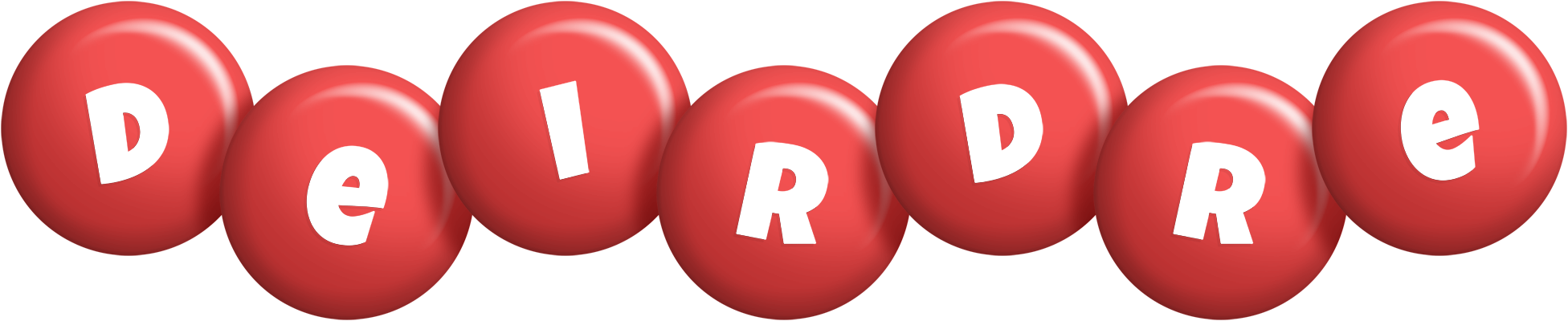 Deirdre candy-red logo