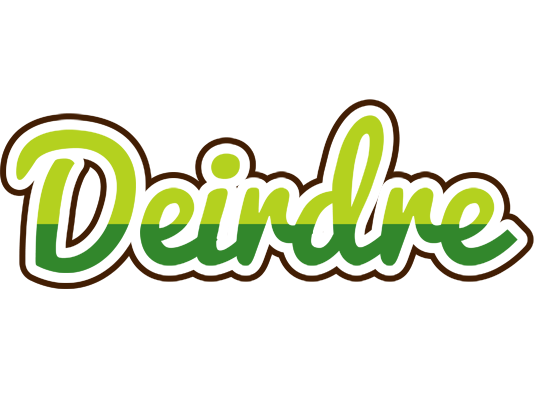 Deirdre golfing logo