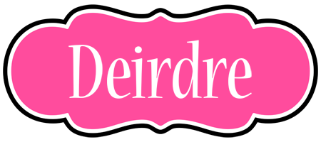 Deirdre invitation logo