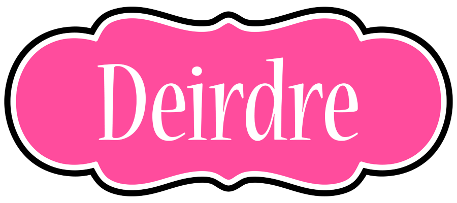Deirdre invitation logo