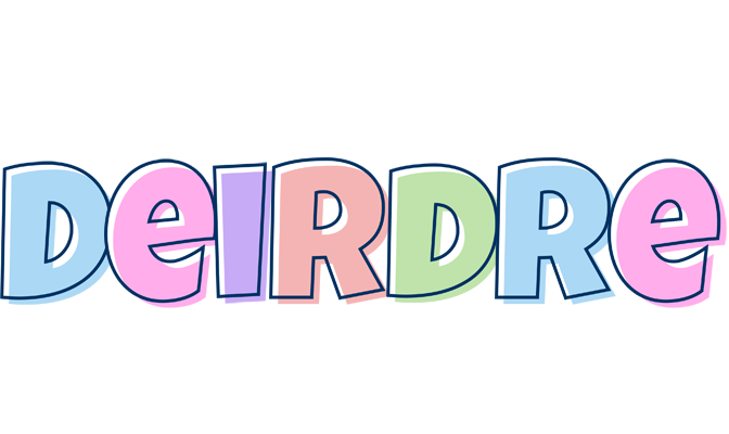 Deirdre pastel logo