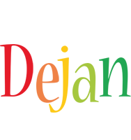 Dejan birthday logo